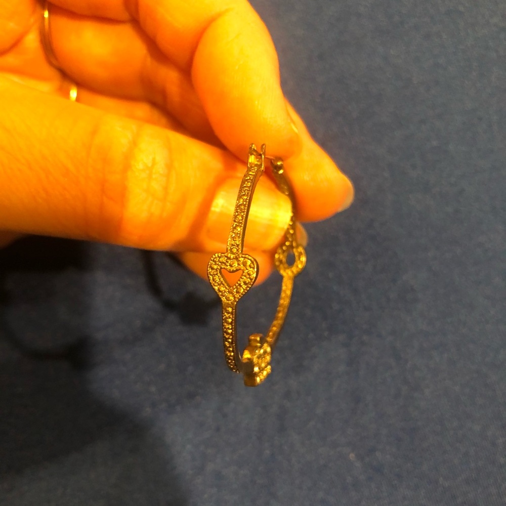 Juicy Couture hoop earrings